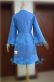 Castle in the Sky Sheeta Lusheeta Toel Ul Laputa Blue Dress Cosplay Costumes