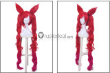 League of Legends Jinx Star Guardian Long Red Ponytails Cosplay Wig