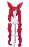 League of Legends Jinx Star Guardian Long Red Ponytails Cosplay Wig