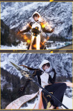 1/3 Delusion Genshin Impact Zhongli Morax The Seven Archons Gown Cosplay Costume