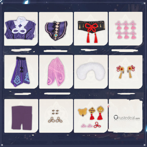 Genshin Impact Yunjin Yun Jin Cosplay Costume Custom Size 2