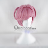 Doki Doki Literature Club Monika Long Natsuki Sayori Pink Ponytail Cosplay Wigs