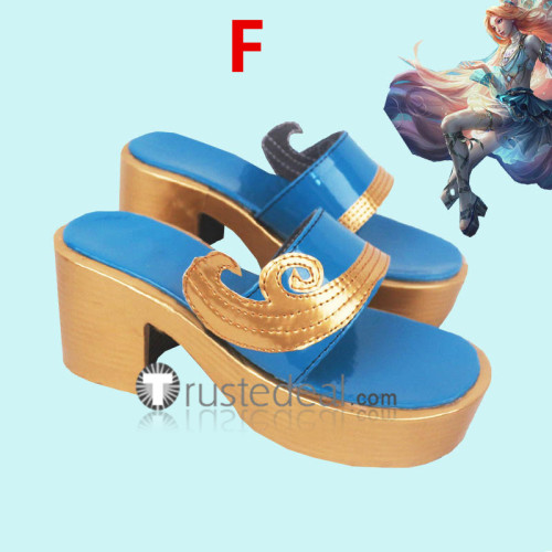 League of Legends LOL Starry-Eyed Songstress All Out Seraphine Cosplay Boots Shoes