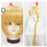 Pandora Hearts Jack Vessalius Lemon Lily Baskerville Blonde Braids Cosplay Wigs