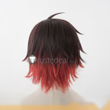 RWBY Ruby Rose Volume 7 Black Red Cosplay Wig
