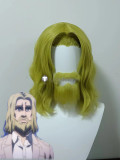 Attack on Titan Shingeki no Kyojin Final Season Zeke Jaeger Yelena Blonde Greenish Cosplay Wigs Beard