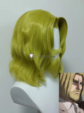Attack on Titan Shingeki no Kyojin Final Season Zeke Jaeger Yelena Blonde Greenish Cosplay Wigs Beard