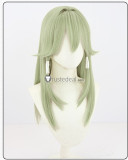 Genshin Impact Yelan Kuki Shinobu Ninja Shrine Maiden Green Black Purple Cosplay Wigs