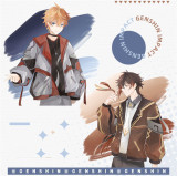 1/3 Delusion Genshin Impact Zhongli Tartaglia Jacekt Fanart Doujin Cosplay Costume