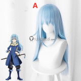 Tensei Shitara Slime Datta Ken Rimuru Tempest Mikami Satoru Light Blue Ponytail Cosplay Wig