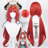 Genshin Impact Tighnari Nilou Collei Dori Nahida Fischl Blonde Pink Red Silver Green Cosplay Wigs Ears