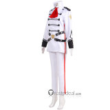 The Great Ace Attorney Kazuma Asougi White Uniform Cosplay Costume