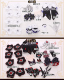 ChuShouMao Honkai Impact 3rd Seele Vollerei Veliona White Black Cosplay Costumes