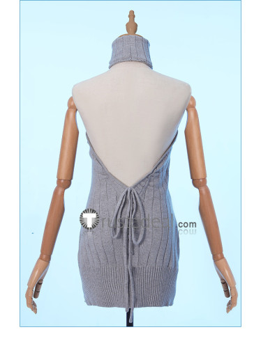 Overlord Albedo Grey Sweater Cosplay Costume