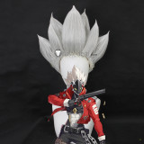 Zenless Zone Zero ZZZ HoYoverse Billy Kid Silver Spiky Styled Cosplay Wig