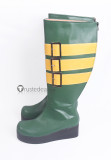 Overlord Pandora's Actor Black Green Cosplay Boots Shoes