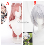 Zenless Zone Zero ZZZ HoYoverse Nicole Demara Anby Demara Pink Silver Styled Cosplay Wig