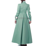 Howl's Moving Castle Sophie Hatter Green Dress Cosplay Costume 2