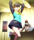 Ya Boy Kongming Eiko Tsukimi Green White Cosplay Shoes Boots