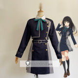 Lycoris Recoil Chisato Nishikigi Takina Inoue Blue Red Uniform Kimono Cosplay Costumes