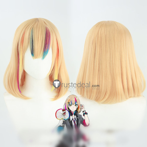 WACCA Elizabeth Blonde BOB Highlights Styled Cosplay Wig