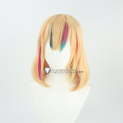WACCA Elizabeth Blonde BOB Highlights Styled Cosplay Wig