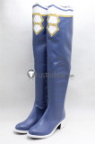 Hyperdimension Neptunia Noire Purple Blue Black Cosplay Shoes Boots
