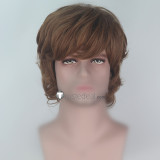 Frozen Disney Prince Hans Kristoff Bjorgman Brown Cosplay Wigs