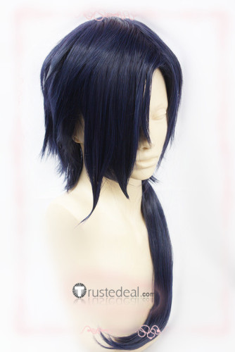 Dramatical Murder Koujaku Black Purple Cosplay Wig