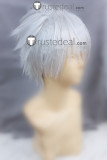 Dramatical Murder Clear Silver White Cosplay Wigs