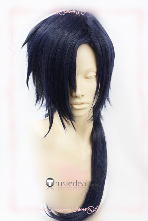 Dramatical Murder Koujaku Black Purple Cosplay Wig