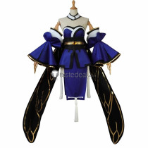 Fate Extra Fate Grand Order FGO Caster Tamamo no Mae Fox Tail Ears Cosplay Costume