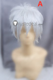 Dramatical Murder Clear Silver White Cosplay Wigs