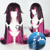 Genshin Impact Eleven Fatui Harbingers Columbina Sandrone Marionette Pantalone Arlecchino Il Dottore The Doctor Black Pink Silver Cosplay Wigs