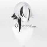 Genshin Impact Eleven Fatui Harbingers Columbina Sandrone Marionette Pantalone Arlecchino Il Dottore The Doctor Black Pink Silver Cosplay Wigs