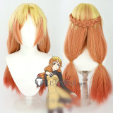 Isekai Ojisan Uncle from Another World Elf Ojisan Black Orange Cosplay Wigs