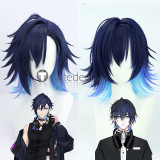 Vtuber Virtual YouTuber NIJISANJI Fuwa Minato Naruse Naru Yugo Asuma Uki Violeta Purple Blue Blonde Cosplay Wigs