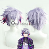 Vtuber Virtual YouTuber NIJISANJI Fuwa Minato Naruse Naru Yugo Asuma Uki Violeta Purple Blue Blonde Cosplay Wigs