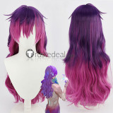 Vtuber Virtual YouTuber NIJISANJI Fuwa Minato Naruse Naru Yugo Asuma Uki Violeta Purple Blue Blonde Cosplay Wigs