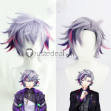Vtuber Virtual YouTuber NIJISANJI Fuwa Minato Naruse Naru Yugo Asuma Uki Violeta Purple Blue Blonde Cosplay Wigs