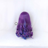 Disney Films Descendants 2 Mal Mixed Red Purple Cosplay Wig