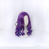 Disney Films Descendants 2 Mal Mixed Red Purple Cosplay Wig