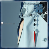 Genshin Impact Fatui Harbingers Tartaglia Childe Winter Overcoat Cape Cosplay Costume