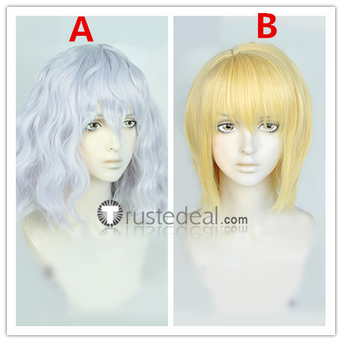 Hunter x Hunter Kurapika Neferpitou Silver Blonde Cosplay Wigs