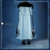 Genshin Impact Fatui Harbingers Tartaglia Childe Winter Overcoat Cape Cosplay Costume
