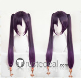 Genshin Impact Pact of Stars and Moon Mona Purple Cosplay Wig