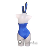 Genshin Impact Yelan Blue Bunny Suit Cosplay Costume