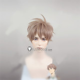 Fugou Keiji Balance Unlimited Haru Katou Daisuke Kambe Pinkish Brown Black Cosplay Wigs