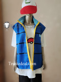 Pokemon the Movie Secrets of the Jungle Ash Ketchum MS020 Cosplay Costume