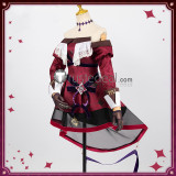 Vtuber Virtual YouTuber NIJISANJI EN Hyakumantenbara Salome Red Cosplay Costume